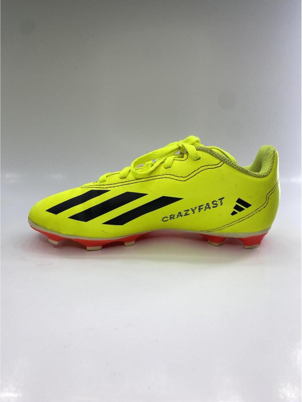 Adidas Crazyfast Soccer Cleats FG Size 1 Solar Yellow Unisex